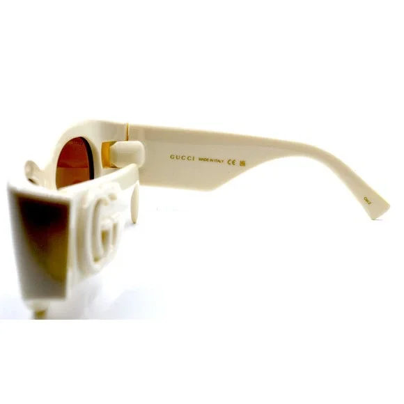 NEW GUCCI GG1544S 004 IVORY BROWN AUTHENTIC SUNGLASSES - Picture 13 of 16